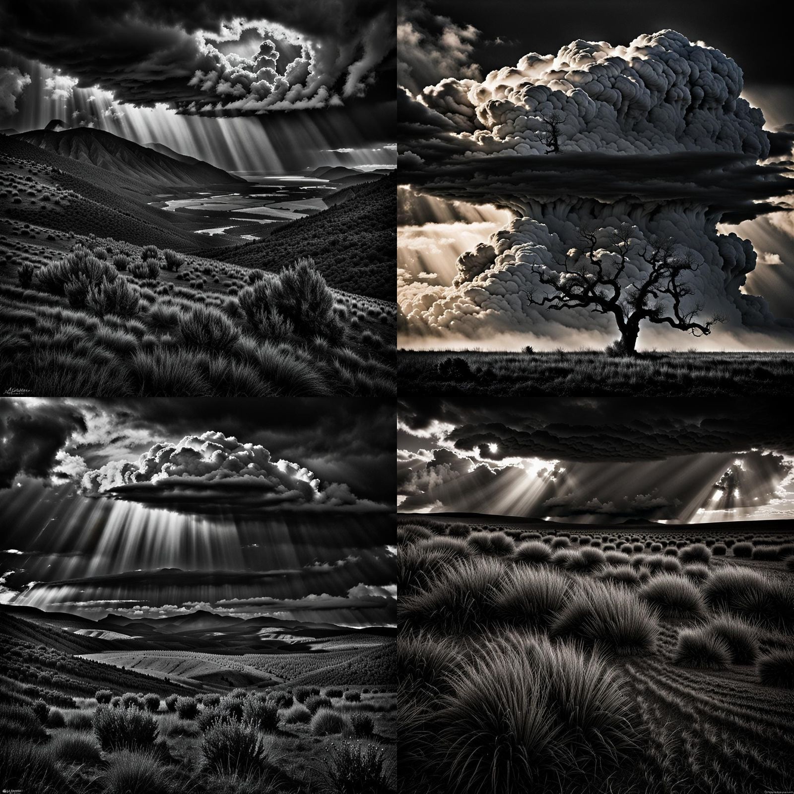 Apocalyptic Landscape with Despairing Figure