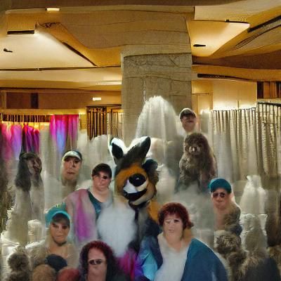 Fursuit Photo at a Furry Convention