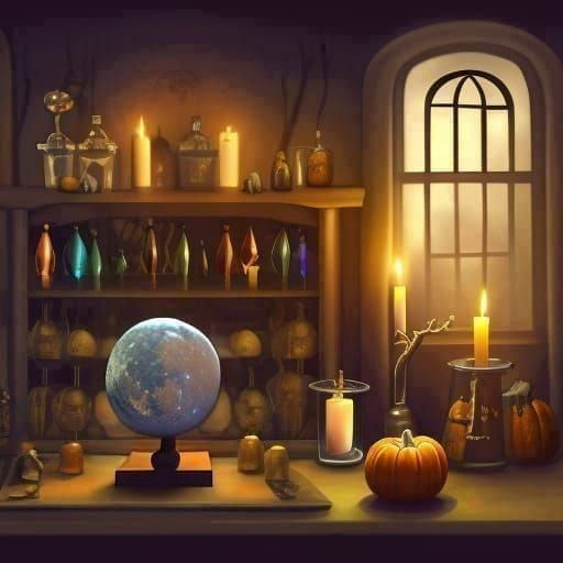 Detailed Dragon Skull Matte Painting