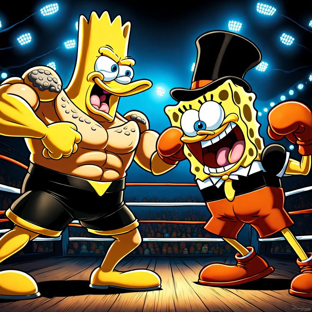 SpongeBob vs Daffy Duck Boxing Match