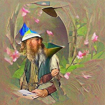 Tom Bombadil in Middle-earth Landscape