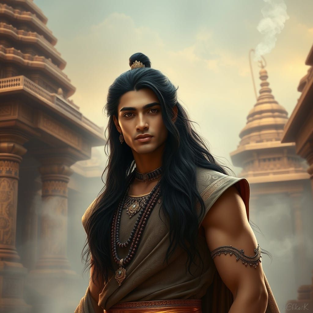 Regal Prince Aksh Embodies Wisdom and Confidence