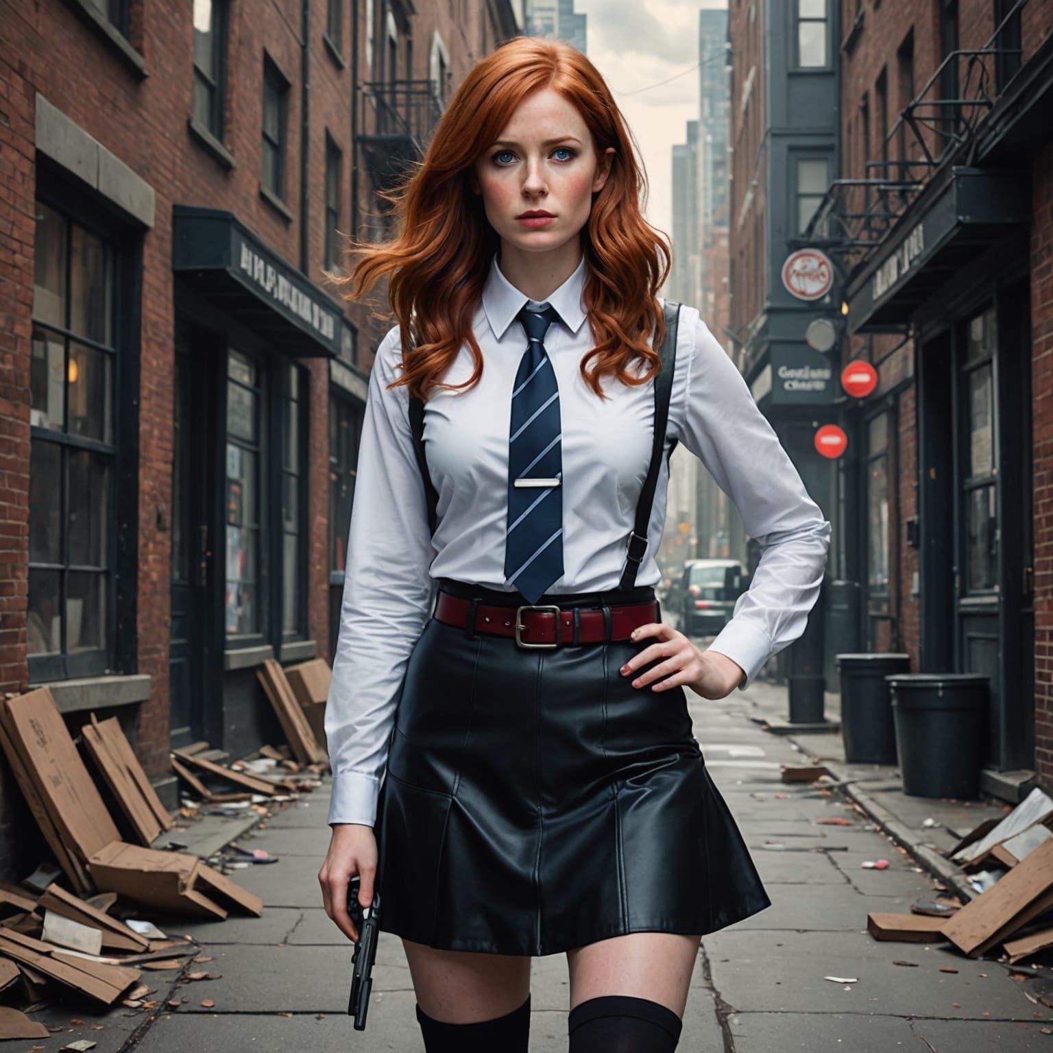 Amy Pond Cosplay at Sci-Fi Convention