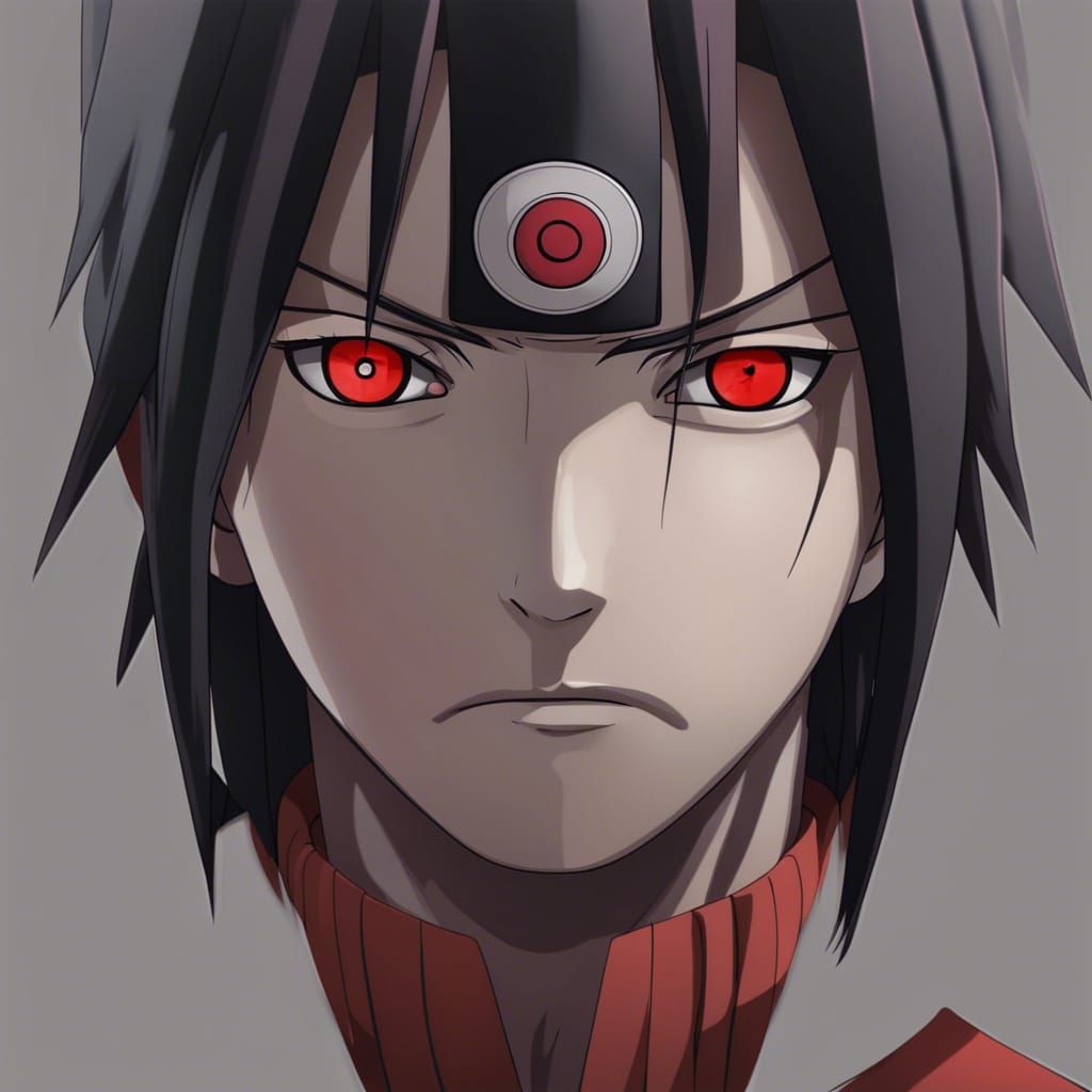 Itachi Uchiha's Mangekyo Sharingan in Ultrarealistic Anime S...