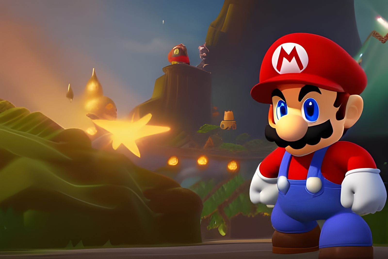 Super Mario RPG World: 3D Digital Art