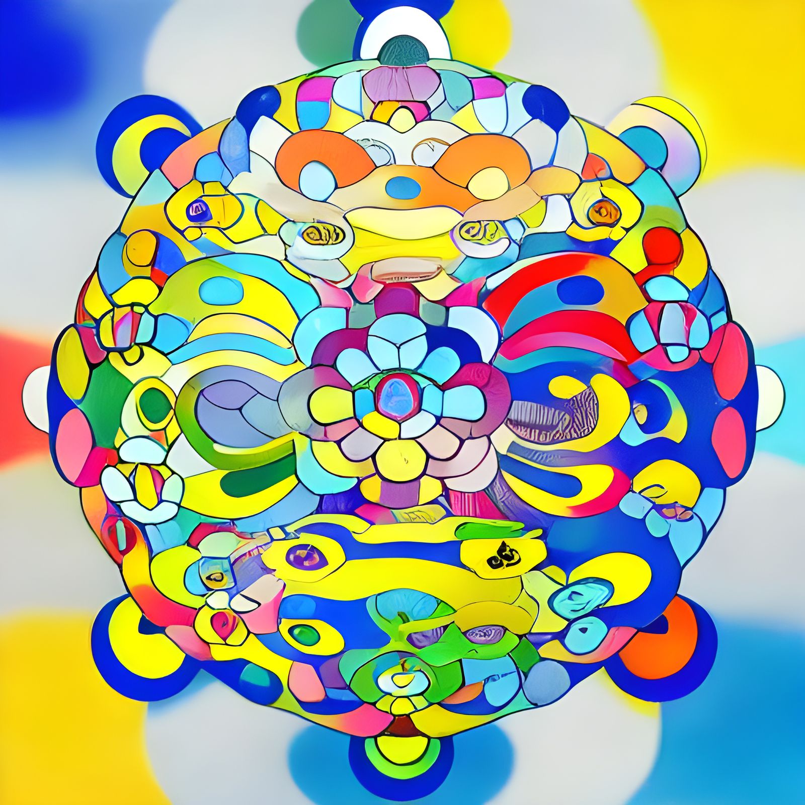 Kaleidoscopic Garden Inspired by Graphic Art