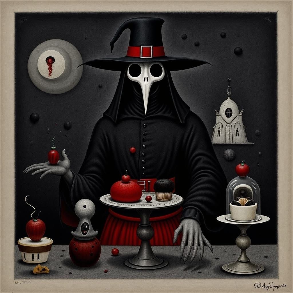 Plague Doctor's Cupcake Stall: Medieval Humor