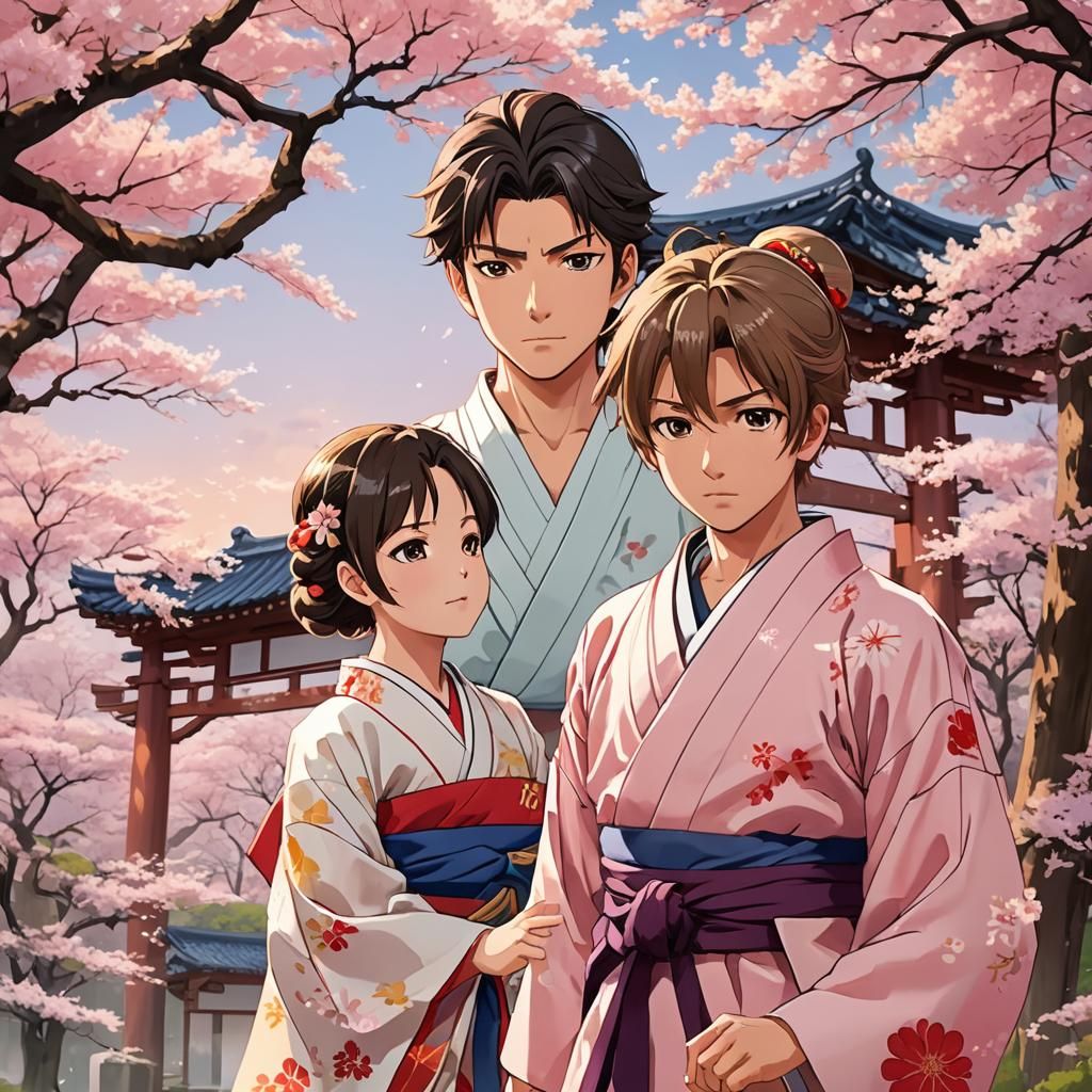 Anime Key Visual: Kimono-Clad Judo Students
