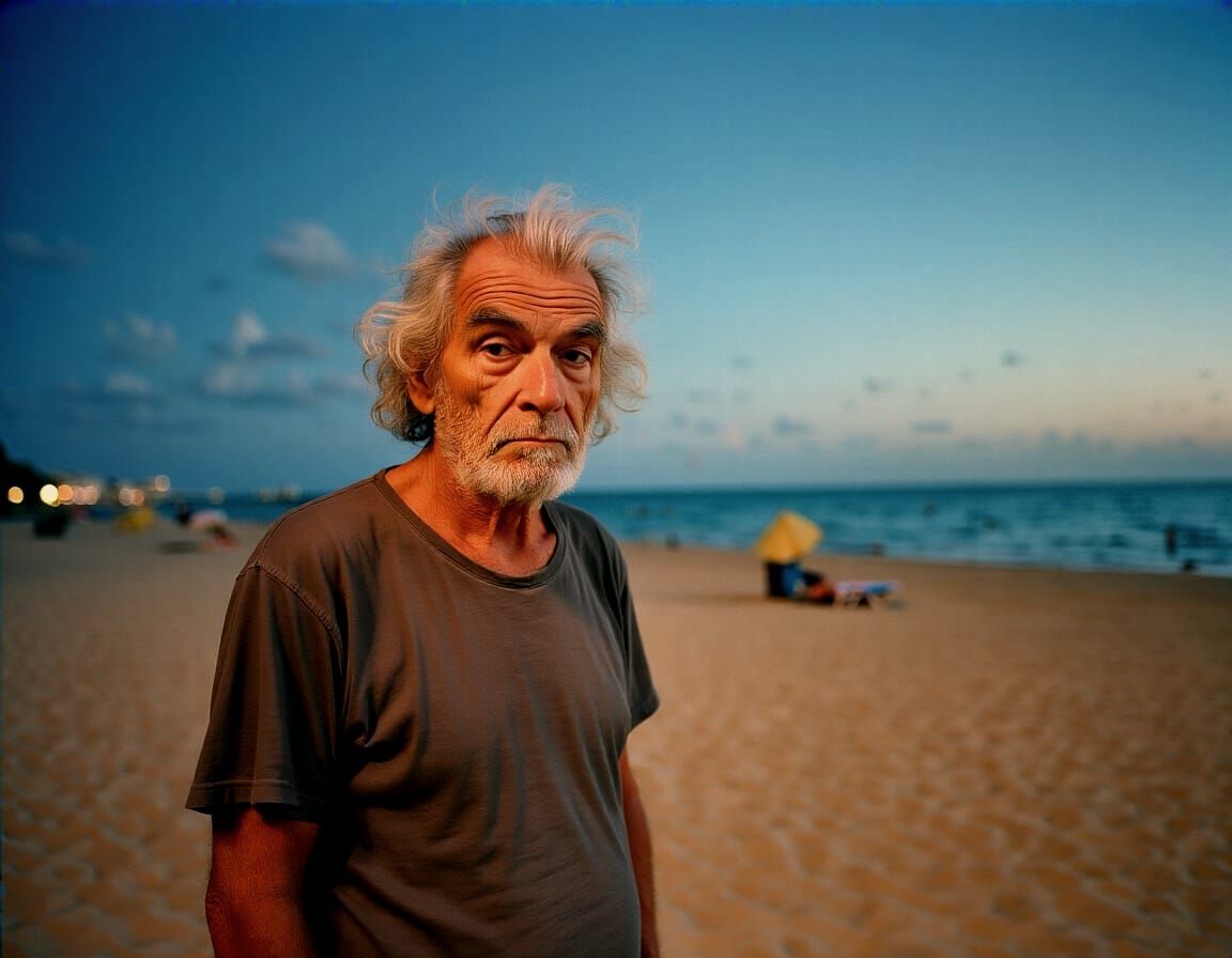 Summer Night Beach Scene, Professional Photography