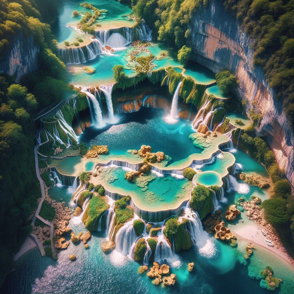 Tamul Waterfall: Hyperrealistic Drone Photography in Mexico
