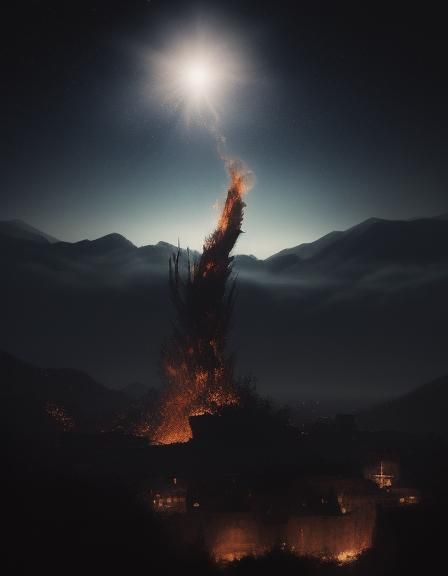 Drone view of a fantasy harbour full of boats. Beautiful lan...