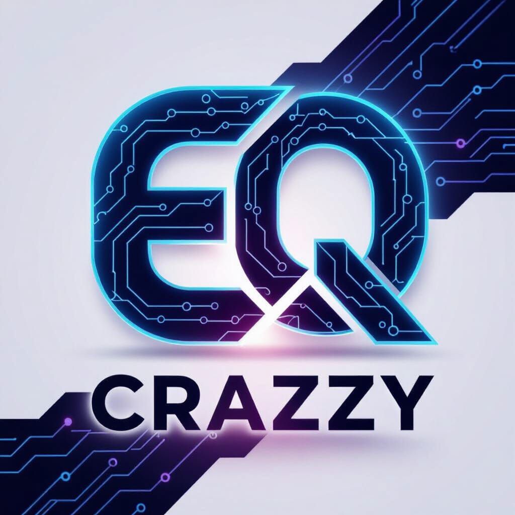 EQ CRAZZY YouTube Channel Logo Design