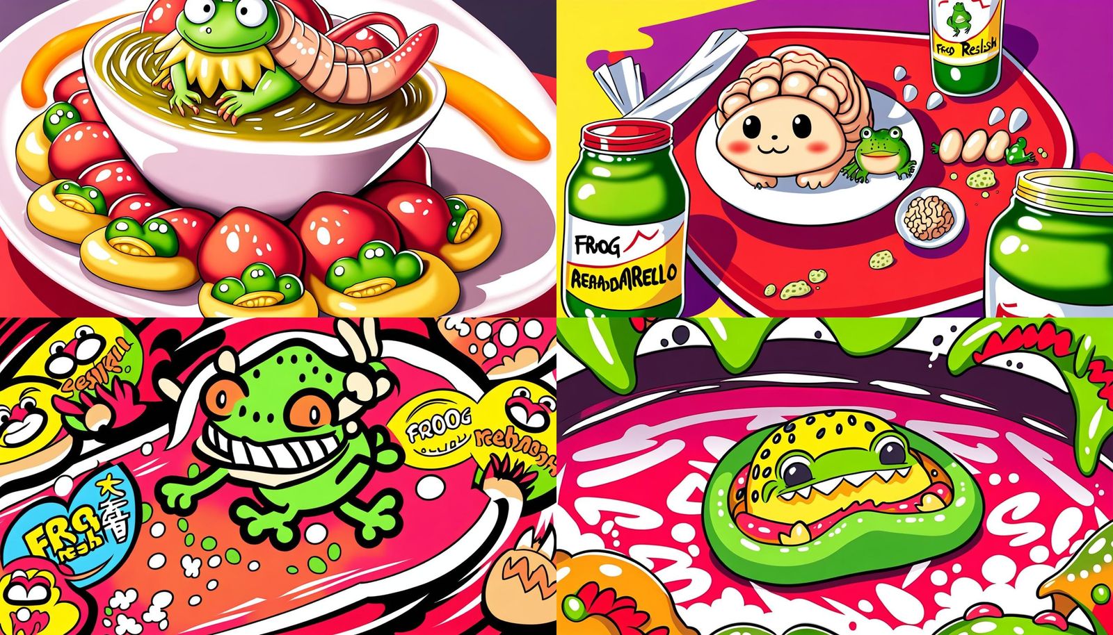 Pickled Armadillo Toes with Frog Brain Relish