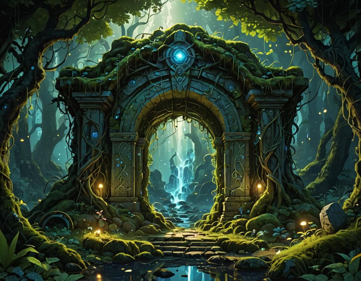 Within the forest deep