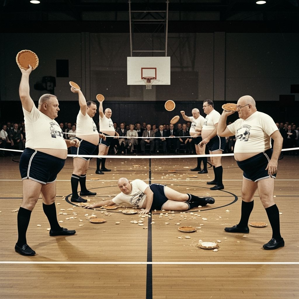 The "Old-Timer's Pumpkin and Squash Pie" competition precede...