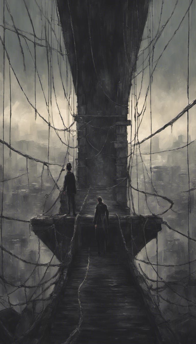 Dystopian Sinister Scene in Rutkowski Style