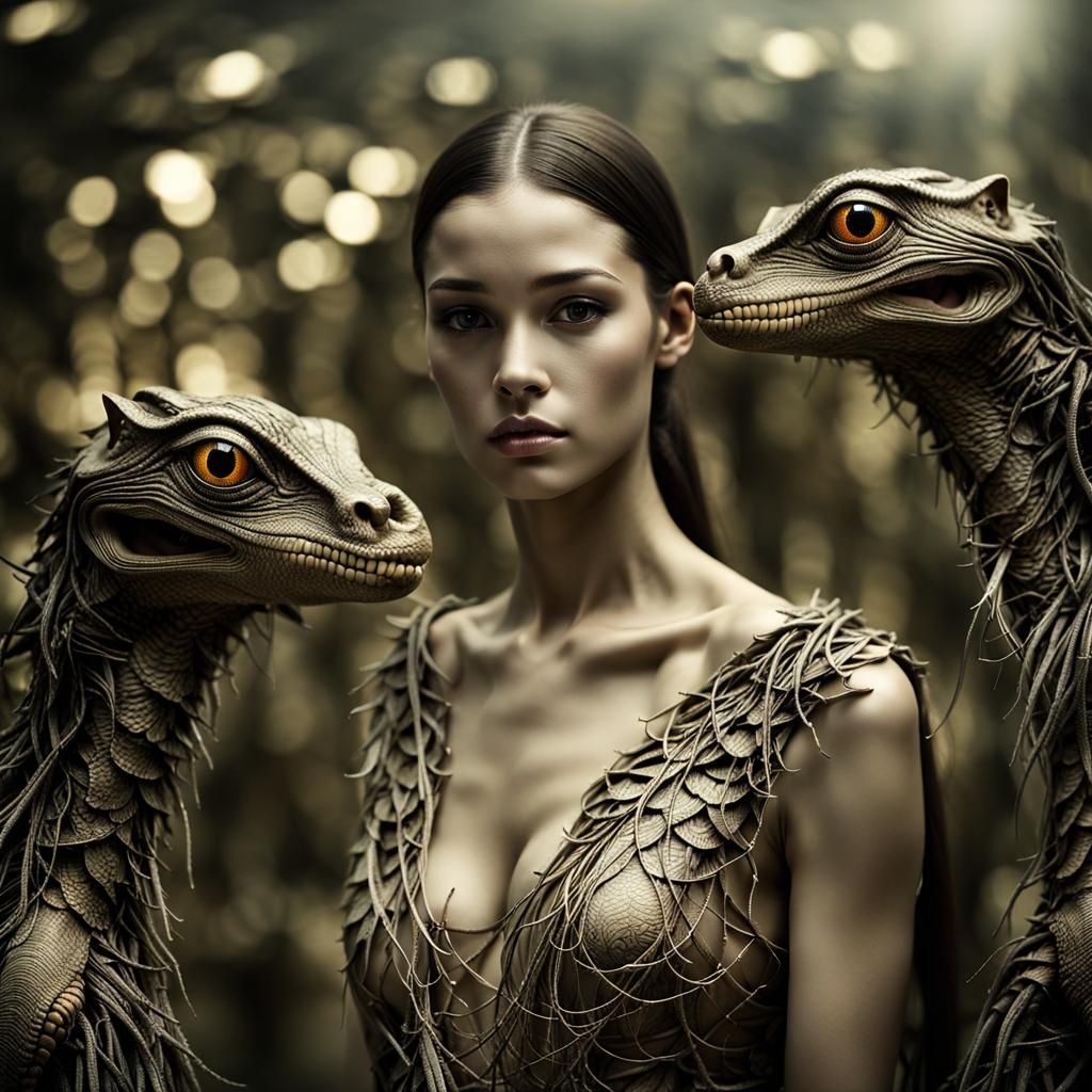 Photorealistic Aliens with Exotic Fashion and Emotions