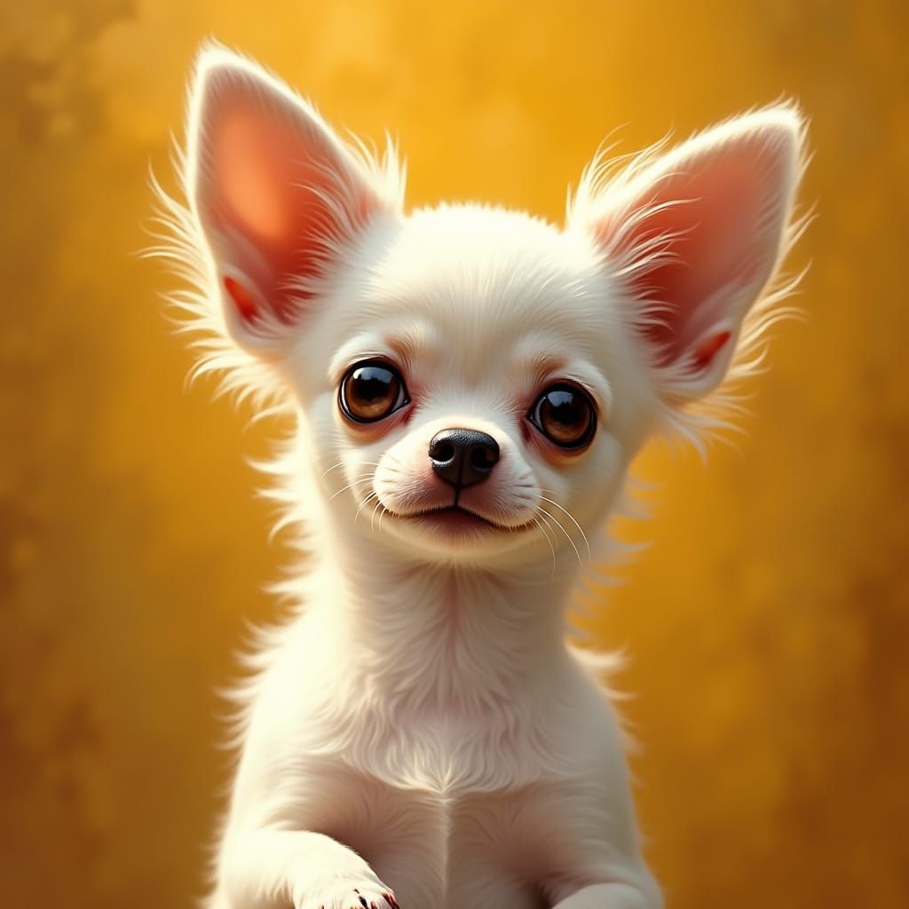 Endearing Female Chihuahua in Hyperrealistic Concept Art Sty...