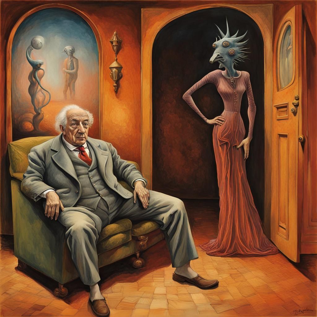 Magical Realism Dreamscape in Deep Color