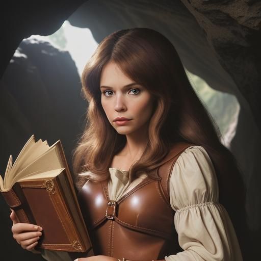 Important Woman in Cave Hideout: HD Photography