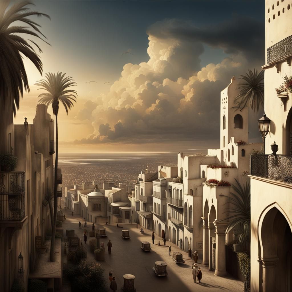 Casablanca: Epic Cinematic Digital Matte Painting