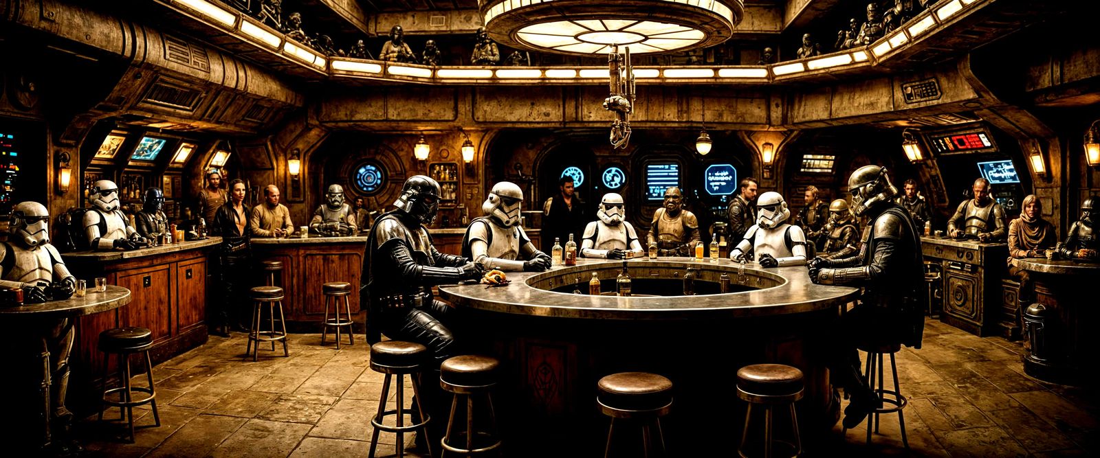 Cosmic Gathering in Mos Eisley Cantina