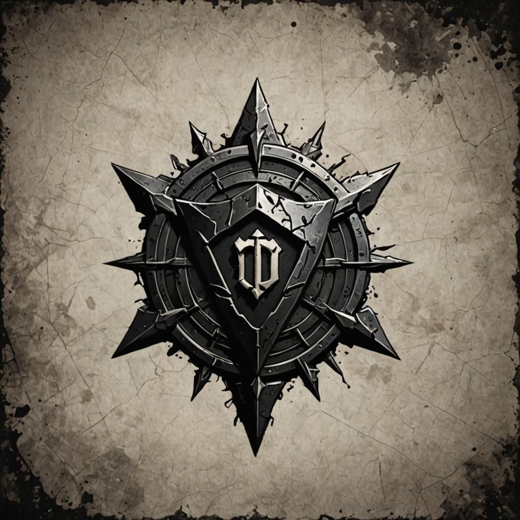 DnD Thieves Guild Symbol: Broken Black Scale