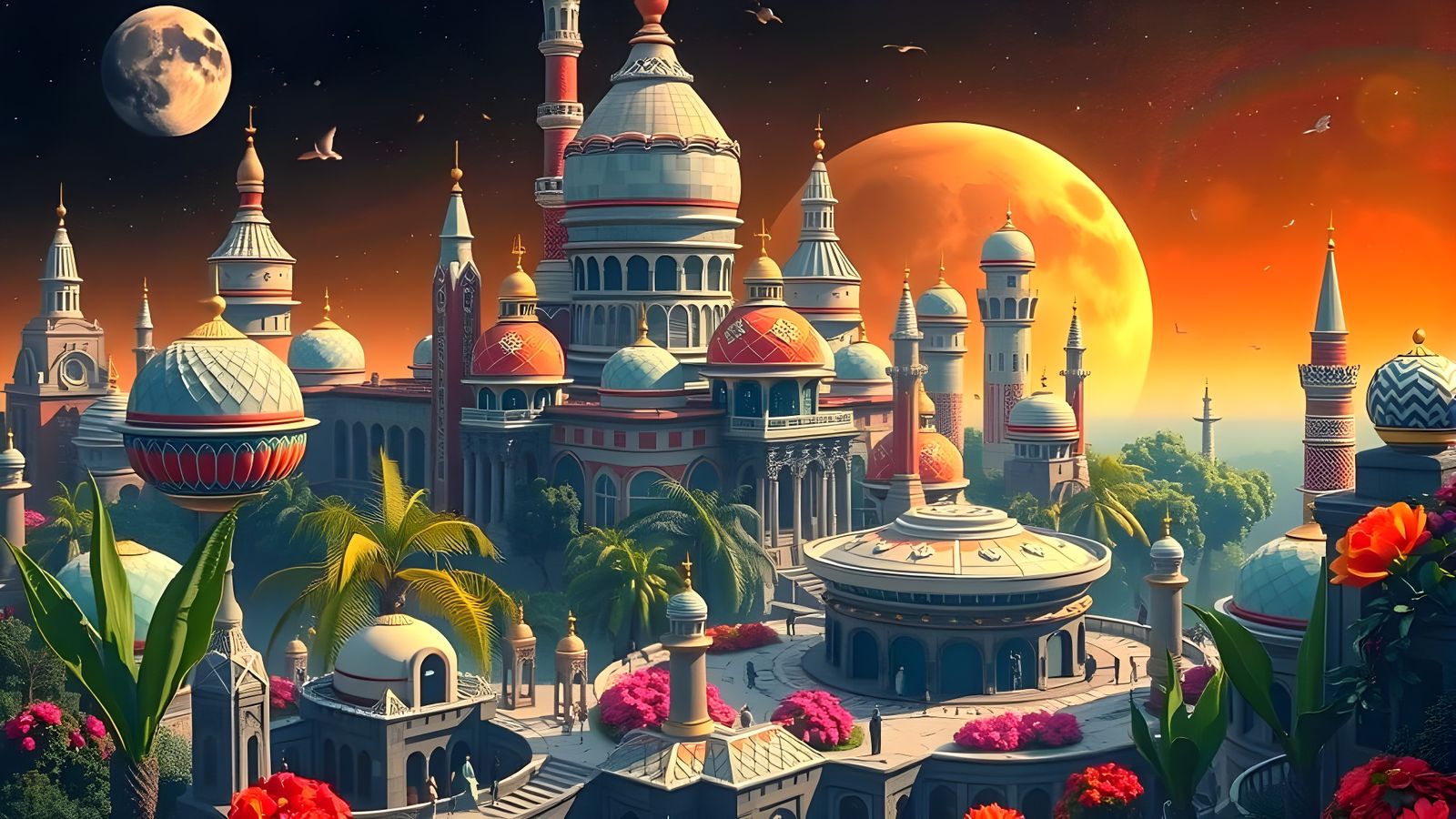 Utopian Metropolis in Eden City