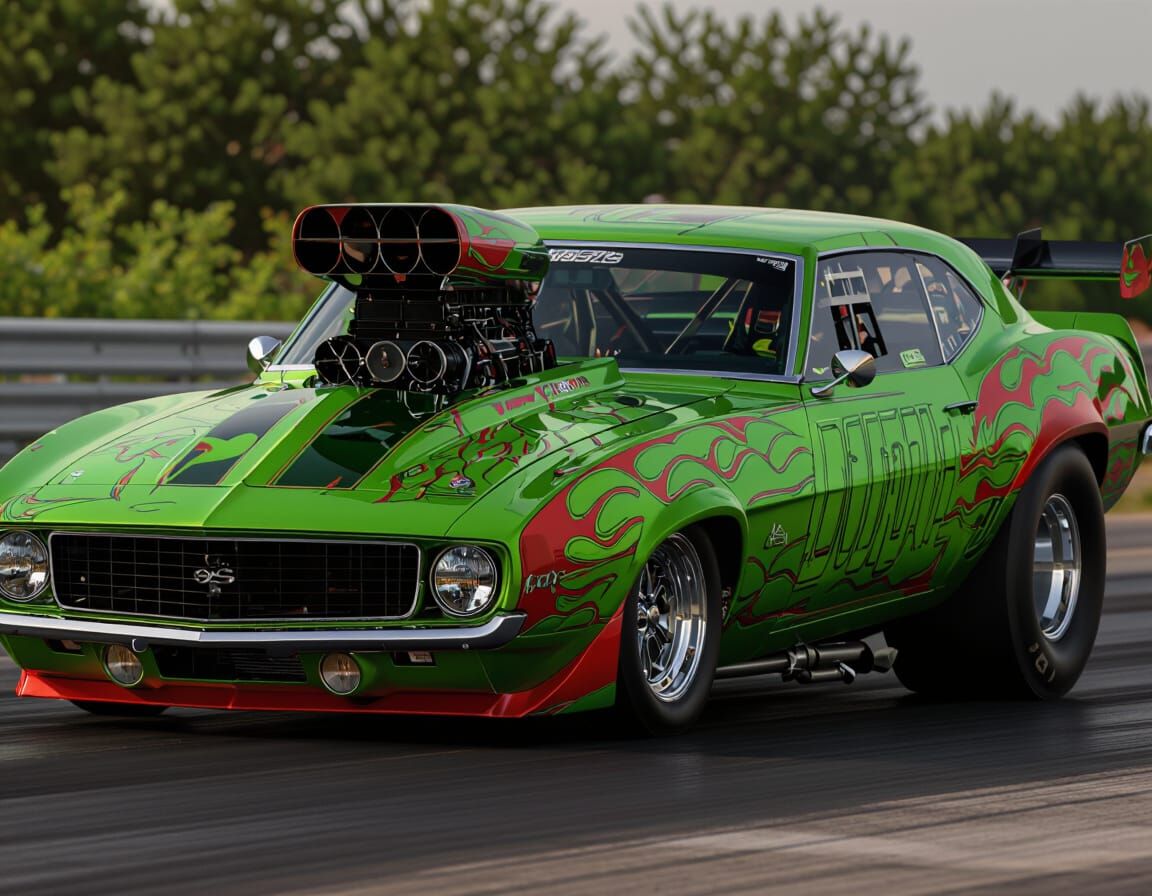 High-Octane Dragster Concept Art