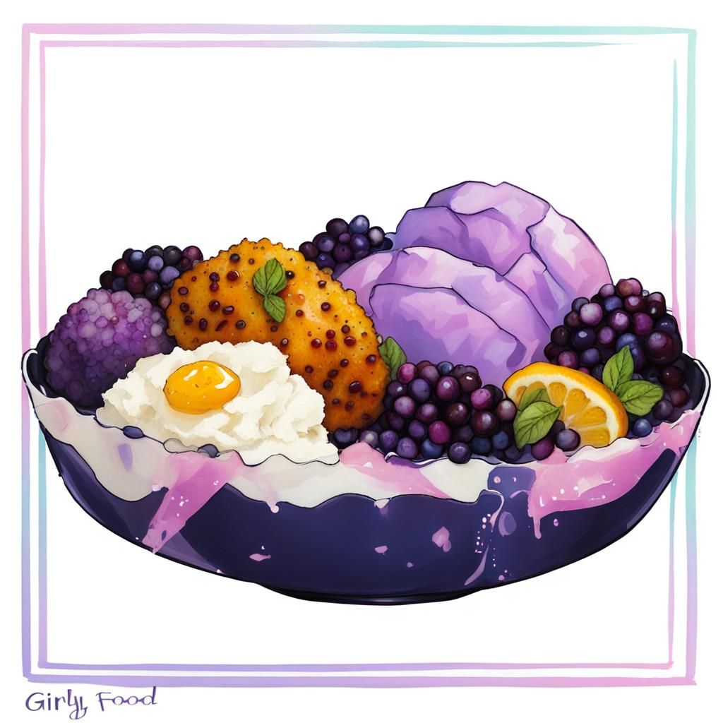 Aesthetic Girly Food Still Life