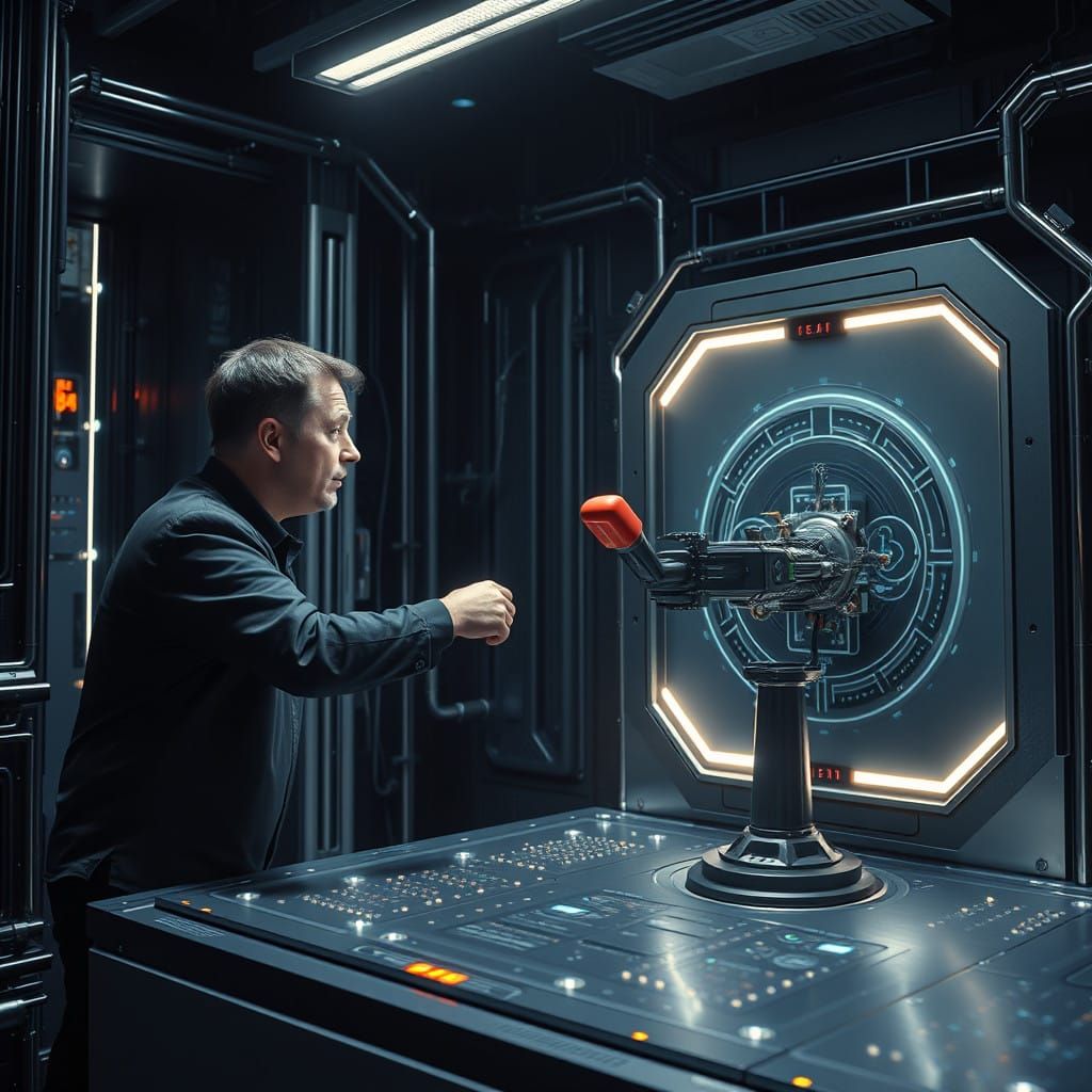 Elon Musk Activates Photorealistic Genius Supercomputer