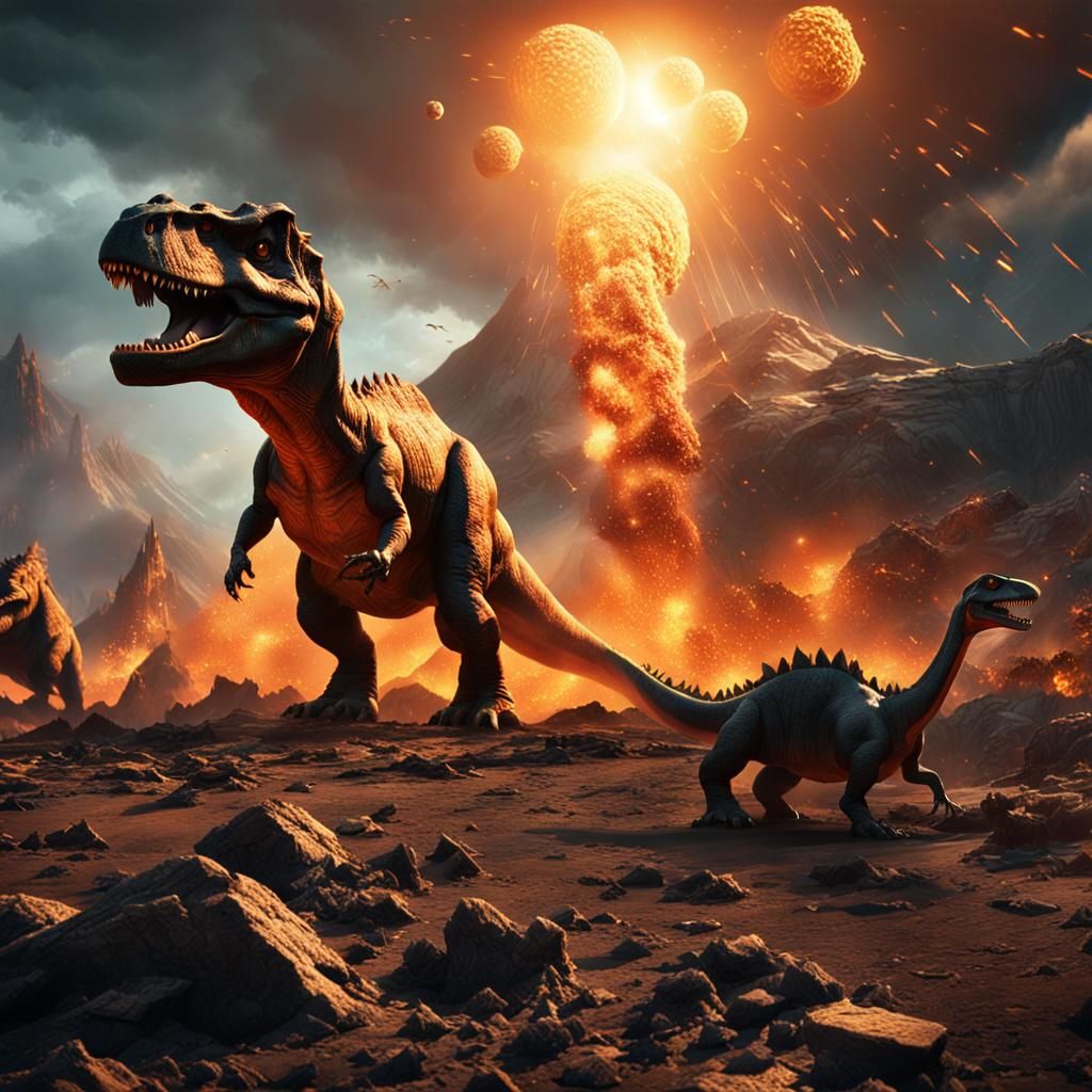 Dinosaurs Meet Cataclysmic Doom in Ancient Epic