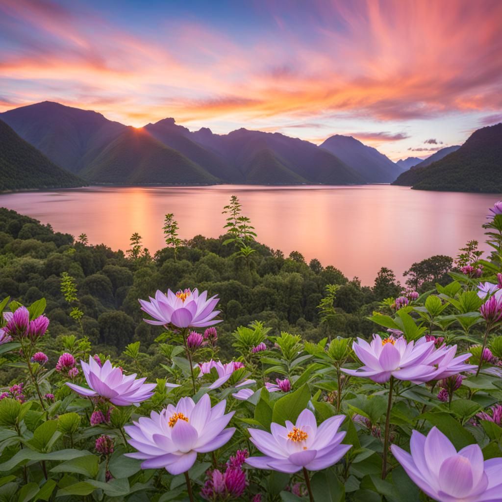 AI Interpretation of Bliss: A Visual Concept