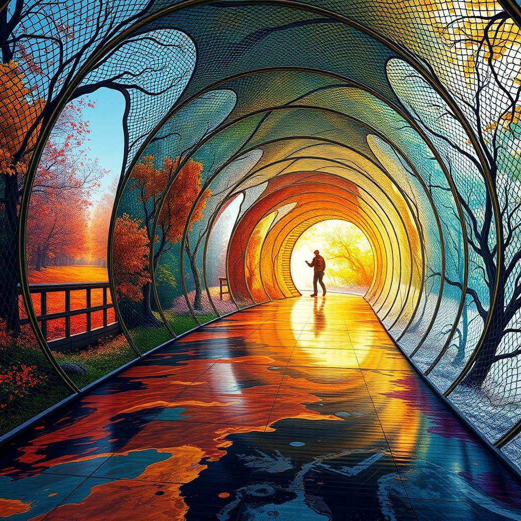 Surreal Endless Hallway 4