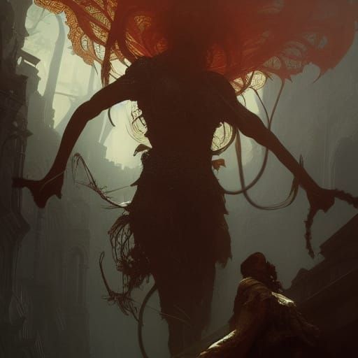 Dark Fantasy Art of Haborym in Unreal Engine