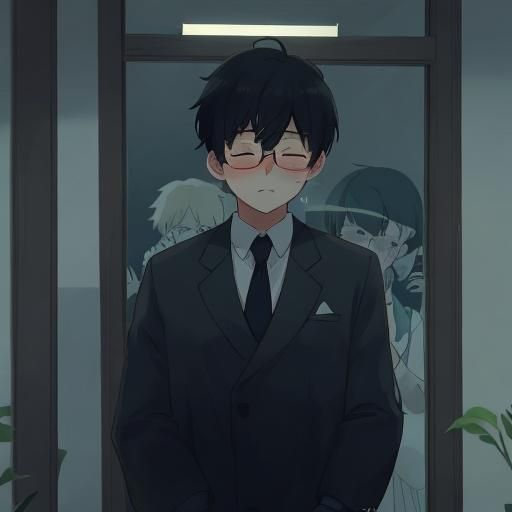 Romantic Anime Kiss in Soft Pastel Hues