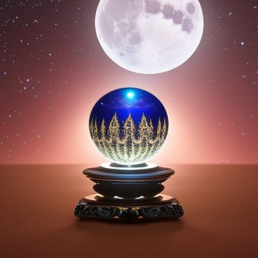 lunar glow globe
