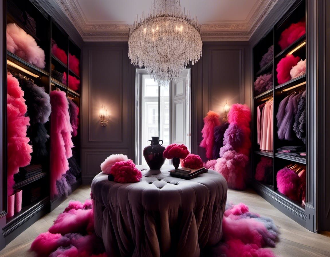 Glamorous Closet Gloves Made of Colored Smoke