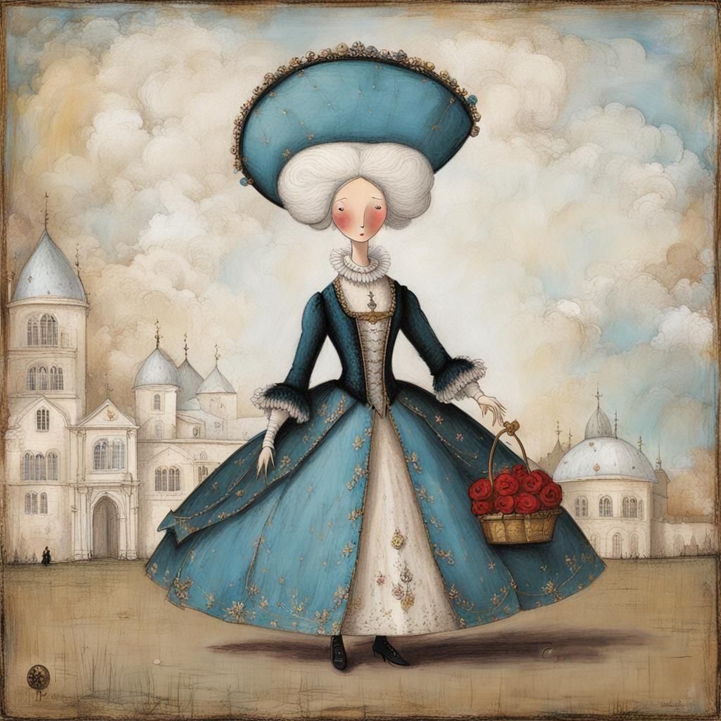 The Queen walks incognito