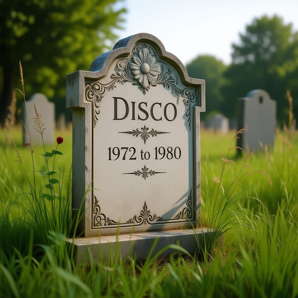 Disco Headstone and Forgotten Gravesite