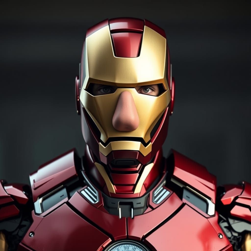 Iron Man's Fake Nose Armor