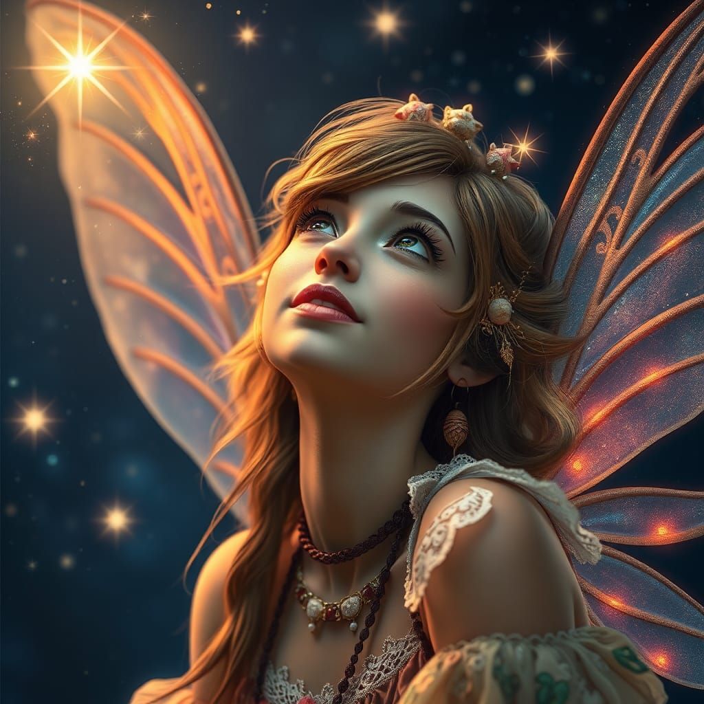 Bohemian Pixie Portrait in Dreamy Style