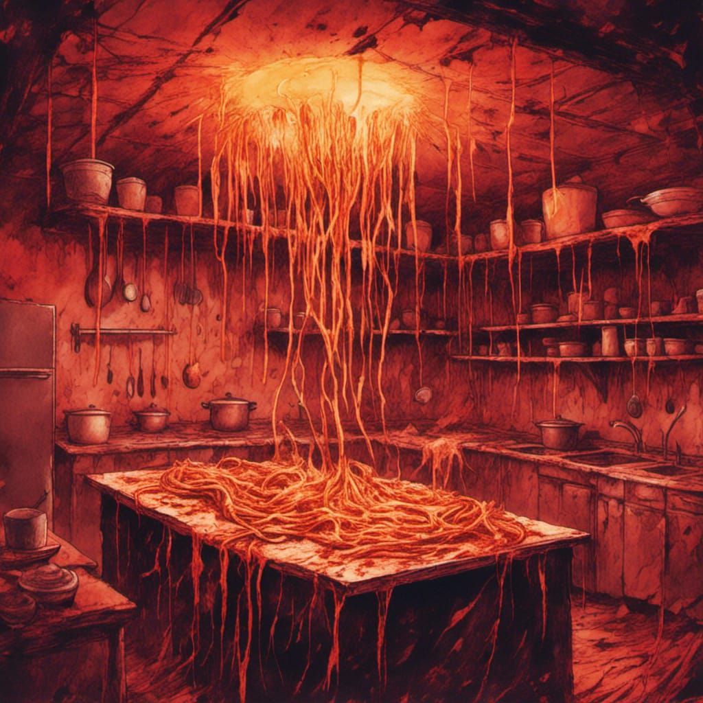 Twilight Kitchen: An Illustration of Chili Cheese Fries