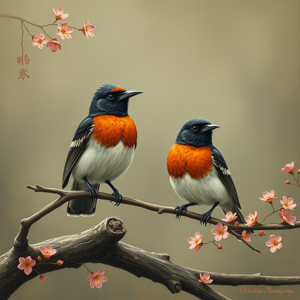 These birds i mysterious in Japanese i think