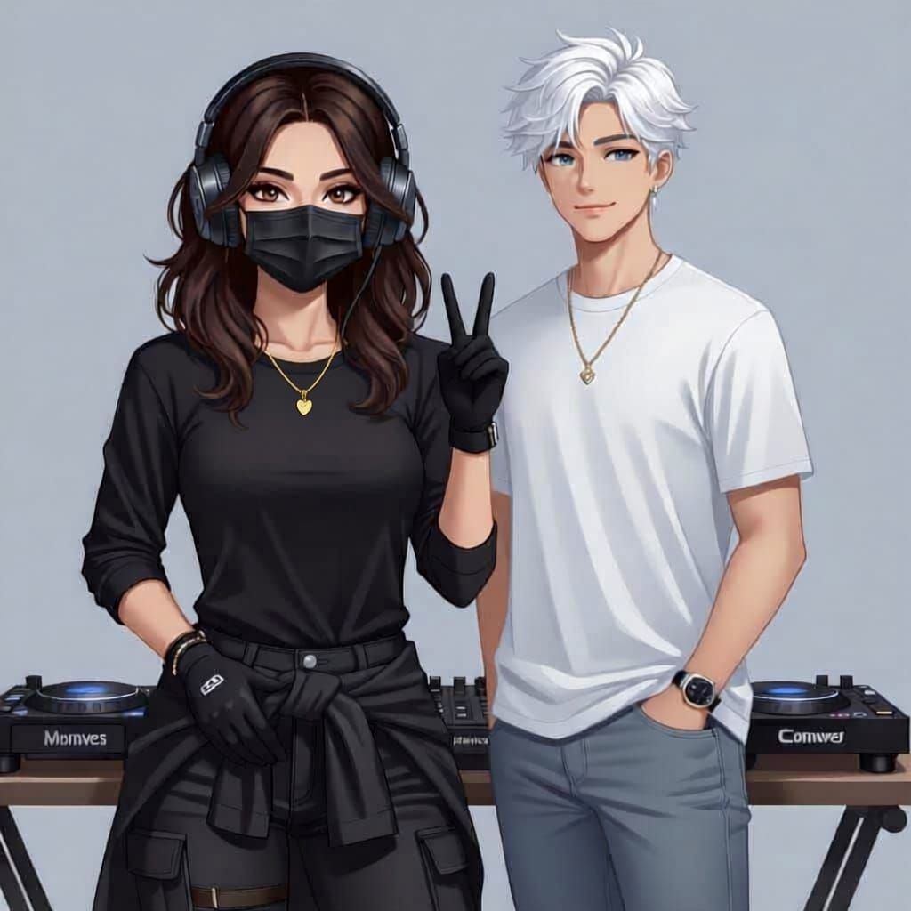 Anime DJ and Singer Take a Selfie