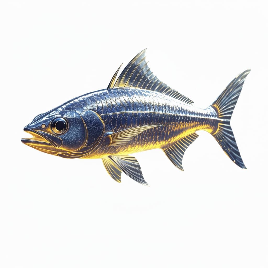 Ghostfin Barracuda: Dark Fantasy Concept Art