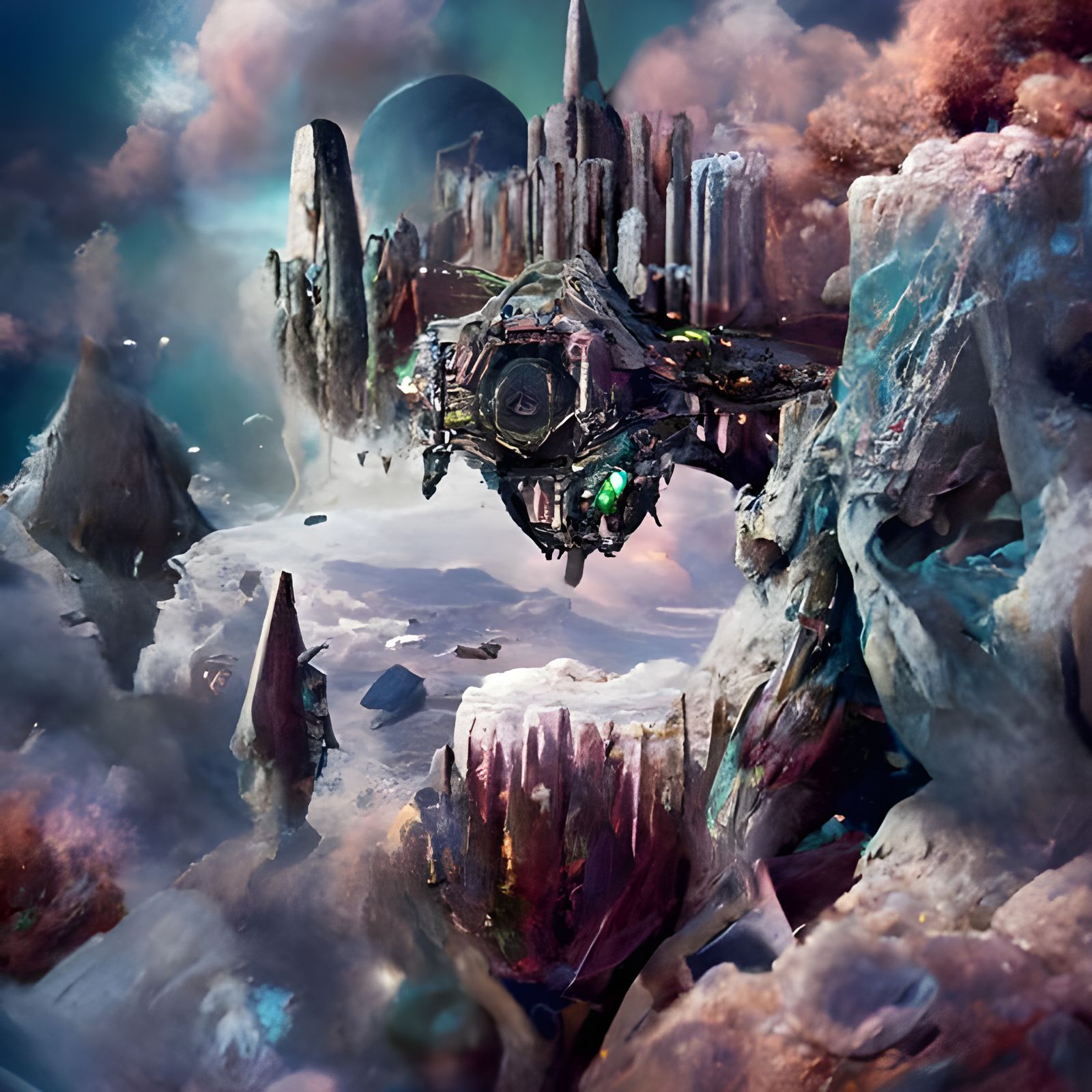 Cosmic Destruction: A Planet Destroyed in Space