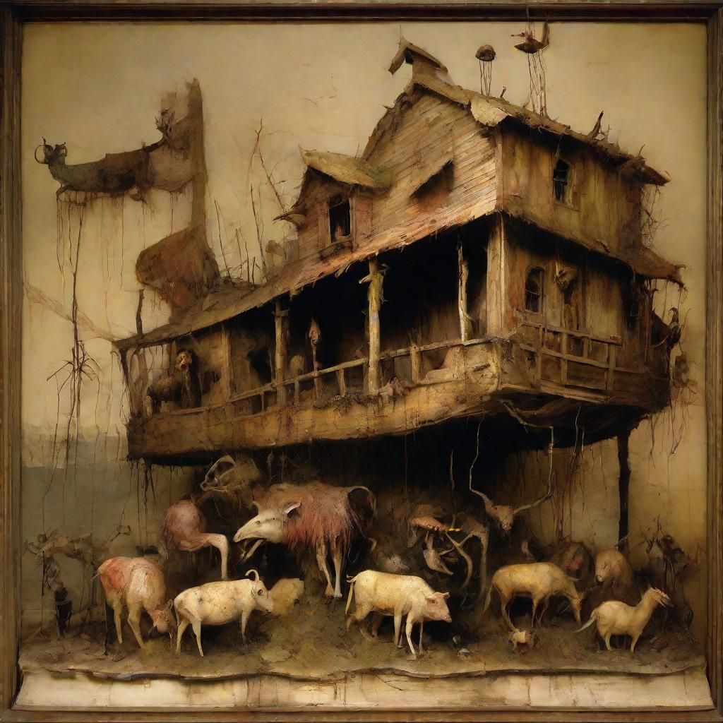 Grim Noah's Ark of Twisted Animals