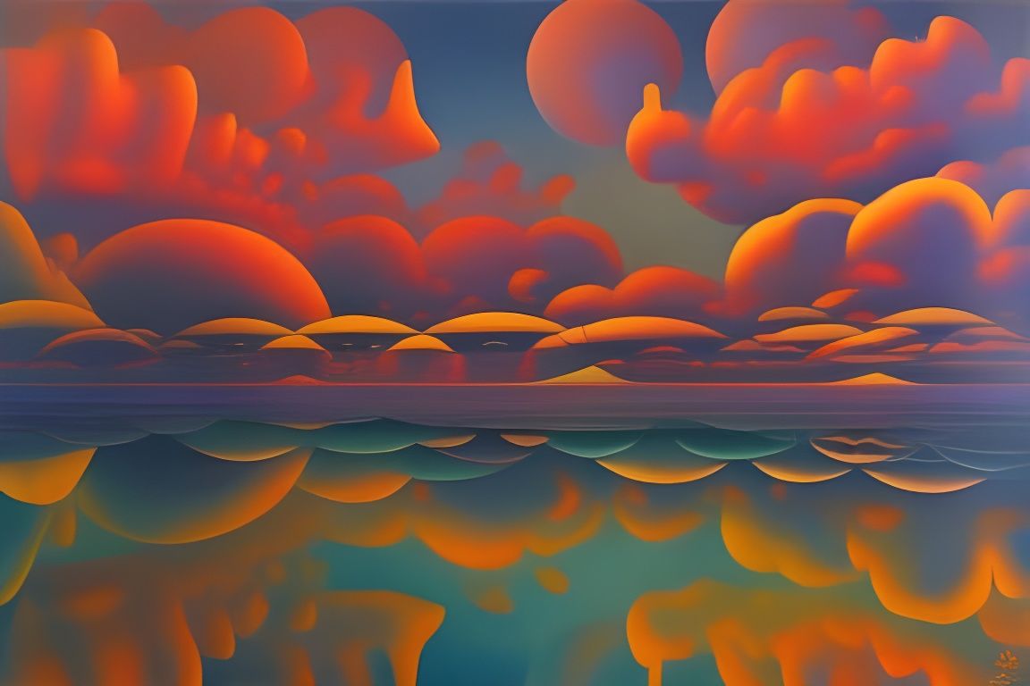 Thriving Submarine City in Steamnouveau Style