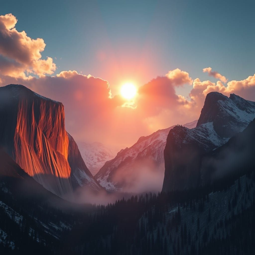 Epic Luminist Masterpiece of Light and Shadow